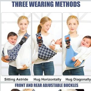 Amazon Kids Sling Carrier - Blue, Navy Pattern